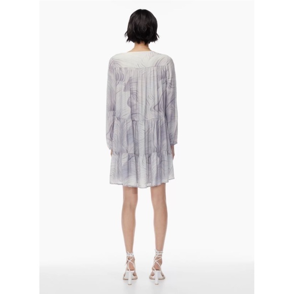 Wilfred | NWT Barossa Dress Size Small Dusky Grn/Granite Blue Aritzia - Picture 4 of 8